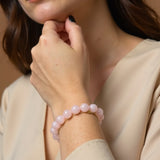 Bracelet "Amour Inconditionnel" en Quartz Rose