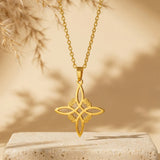 Collier Bouclier Noeud de Sorcière