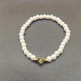 Bracelet Chic avec Initiale en Cœur (A–Z)