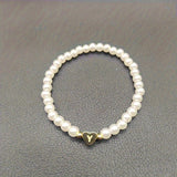 Bracelet Chic avec Initiale en Cœur (A–Z)