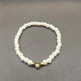 Bracelet Chic avec Initiale en Cœur (A–Z)