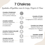 Bracelet "Alignement" – Symboles des 7 Chakras