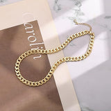 Collier chunky à maillons cubains