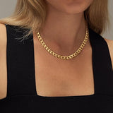 Collier chunky à maillons cubains