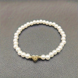 Bracelet Chic avec Initiale en Cœur (A–Z)