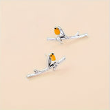 Boucles d'oreilles Cartoon Oiseau
