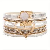 Bracelet Boho Multistrat en Cuir