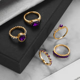 Bague améthyste | Or