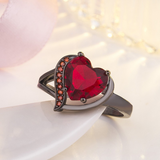 Bague Calindra Épine Rosée | Fini Noir