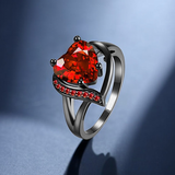 Bague Calindra Épine Rosée | Fini Noir