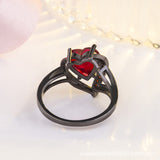 Bague Calindra Épine Rosée | Fini Noir