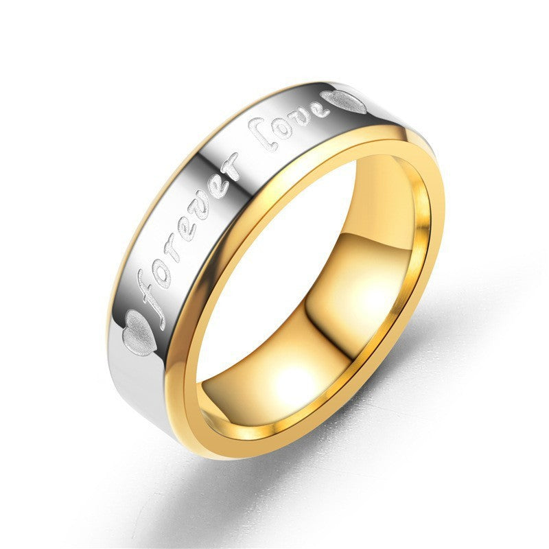 Bague Couple Amour Éternel | Or