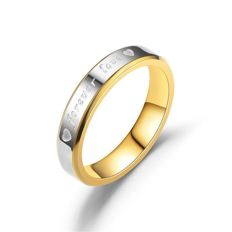 Bague Couple Amour Éternel | Or