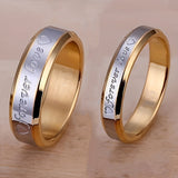 Bague Couple Amour Éternel | Or
