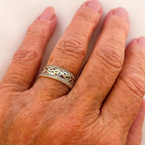 Bague Dorée Brillante et Vide