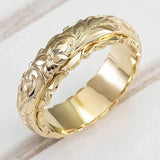 Bague Fleur Antique en Or | Or