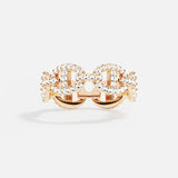 Bague Isaline Marina | Or Blanc