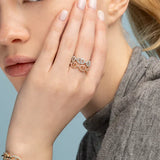 Bague Isaline Marina | Or Blanc