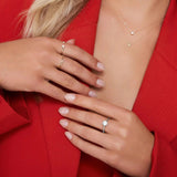 Bague Savaya plage | Or blanc