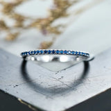 Bague Soraya Azurine | Or Blanc