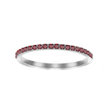 Bague Soraya Rubelle | Or Blanc
