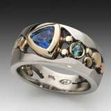 Bague Vintage Bleue