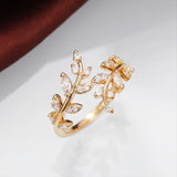 Bague en Or Élégante avec Vigne | Or