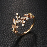 Bague en Or Élégante avec Vigne | Or
