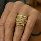 Bague en argent rétro