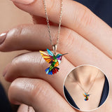 Beau collier avec hirondelle et boucles d'oreilles en cadeau – Offre pour une durée limitée
