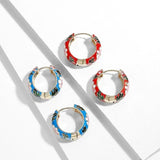 Bijoux fleurs noir luxe | Or