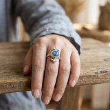 Bague Océan Bleu™ – Éclat & Élégance