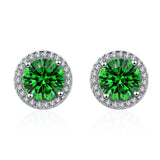 Boucles d'oreilles Lucia Verdeau | Or Blanc
