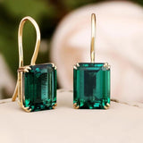 Boucles d'oreilles Mila avec Émeraude