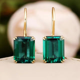 Boucles d'oreilles Mila avec Émeraude