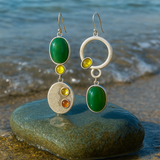 Boucles d'oreilles Sabrina en argent
