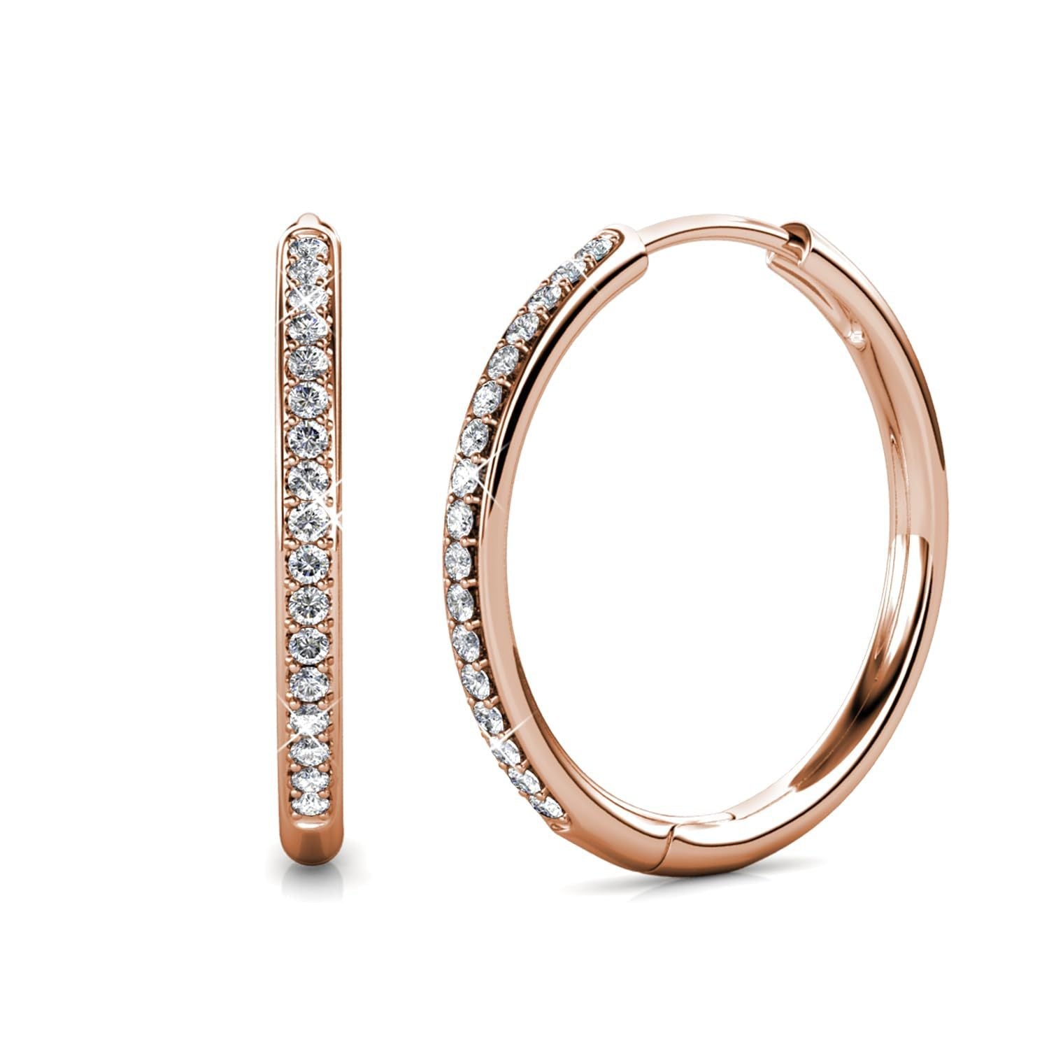 Boucles d'oreilles Sorel Pave | Or Blanc