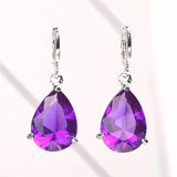 Boucles d'oreilles Tania améthyste | Or