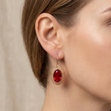 Boucles d'oreilles Thalessia en or rose