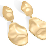 Boucles d'oreilles Vague Ondulée | Or