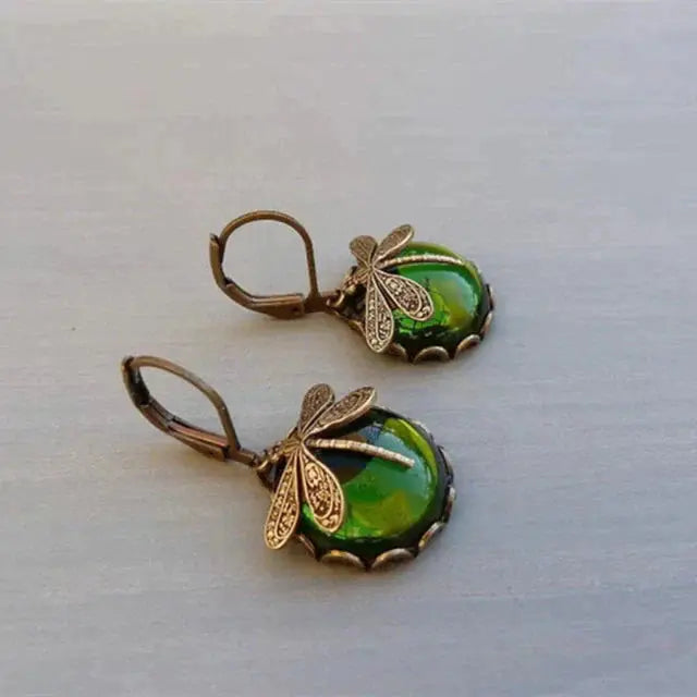 Boucles d'oreilles en forme de sphère vieilli | Or