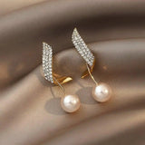 Boucles d'oreilles en or avec perles