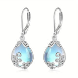 Boucles d'oreilles en pierre de lune Esprit Libre | Or