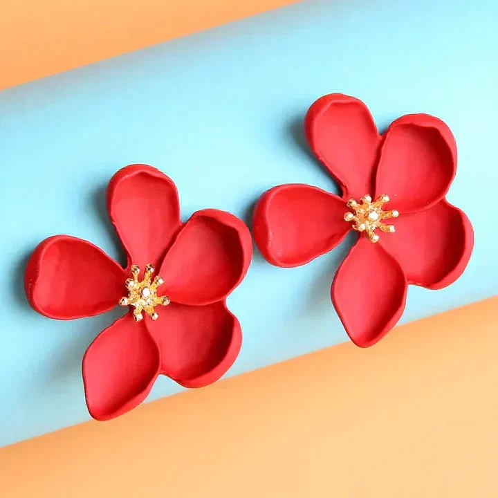 Boucles d'oreilles fleurs | Or