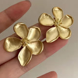 Boucles d'oreilles fleurs | Or