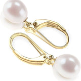 Boucles d'oreilles pendantes en perles | Or