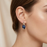 Boucles d'oreilles royales de minuit | Or