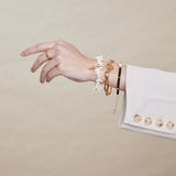Bracelet Barrette en Or Blanc
