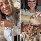 Bracelet Chaîne Épaisse Réconfortante | Or