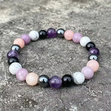 Bracelet Dora améthyste | Or